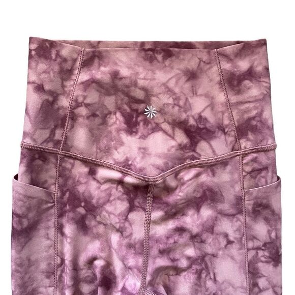 ATHLETA Salutation Stash Pocket II Printed 7/8 Tight Size XXS - Picture 3 of 6
